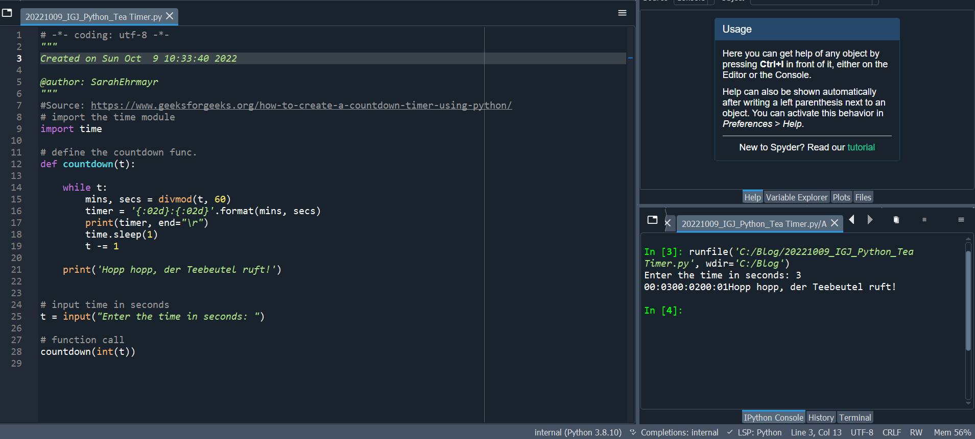 Bye-bye Bitterstoffe: Warum mein Tee mit Python besser schmeckt - Tagebuch